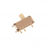 Przełącznik miniaturowy SMD MSK-12C02 7 pin biały