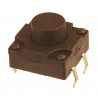 Mikroprzycisk THT P243 12x12x8.5mm czarny