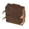 Mikroprzycisk THT P243 12x12x8.5mm czarny