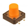 Mikroprzycisk SMD P241 12x12x10mm pomarańczowy