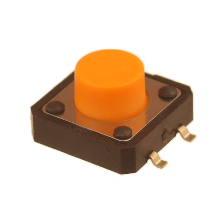 Mikroprzycisk SMD P240 12x12x7mm pomarańczowy