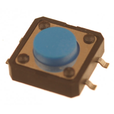 Mikroprzycisk SMD P237 12x12x5mm niebieski
