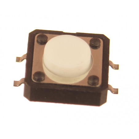 Mikroprzycisk SMD P225 12x12x4.6mm biały