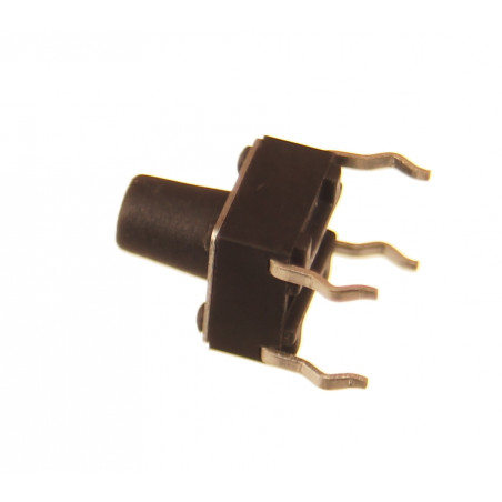 Mikroprzycisk THT P223 6x6x7.5mm czarny