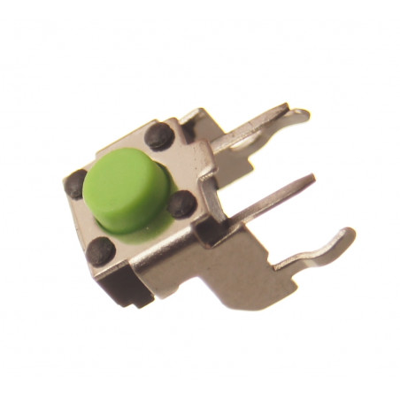Mikroprzycisk THT P074 6x6x5mm zielony