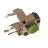 Mikroprzycisk THT P074 6x6x5mm zielony
