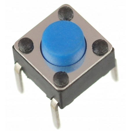 Mikroprzycisk THT P065 6x6x5 niebieski