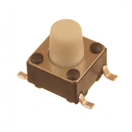 Mikroprzycisk SMD P232 6x6x7mm biały