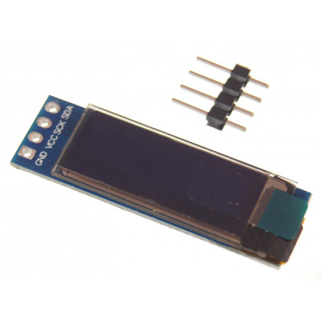 Wyświetlacz OLED niebieski 128x32 0.91 cala