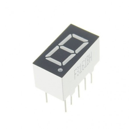 Wyświetlacz7 segment 9mm katoda 1 cyfra