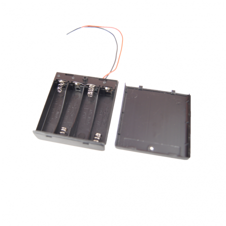 Pojemnik na 4 baterie AA 1,5V z wyłącznikiem ON/OFF