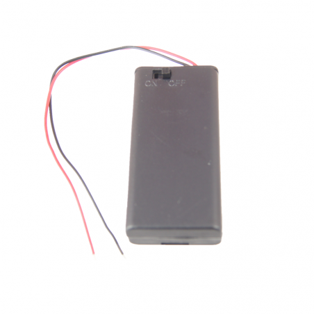 Pojemnik na 2 baterie AA z wyłącznikiem