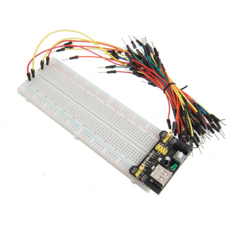 Zestaw 3w1 płytka, zasilacz, przewody