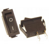Przełącznik kołyskowy KCD3 2 pin czarny 15A 250V