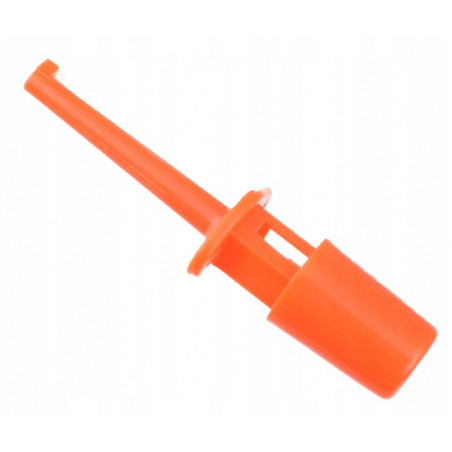 Chwytak pomiarowy haczyk pazurkowy sonda czerwony