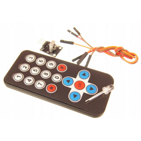 Moduł sterownika z pilotem HX1838 IR RC