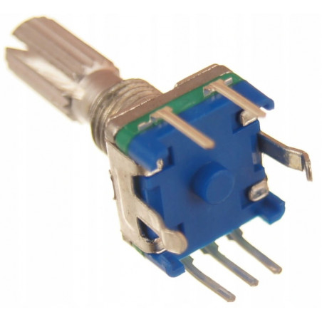 Enkoder obrotowy z przyciskiem 20mm 5pin EC11