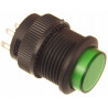 Przycisk samoblokujący 16mm R16-503AD zielony okr
