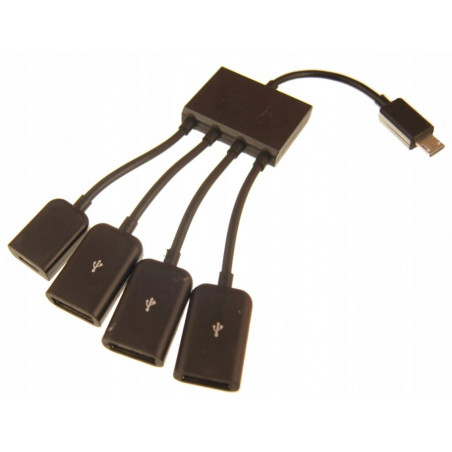 Rozdzielacz, HUB USB na 4 porty OTG