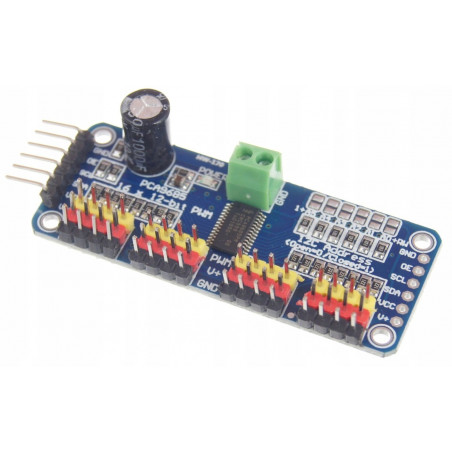 Moduł sterownika PWM PCA9685 I2C 16 kanał 12 bit