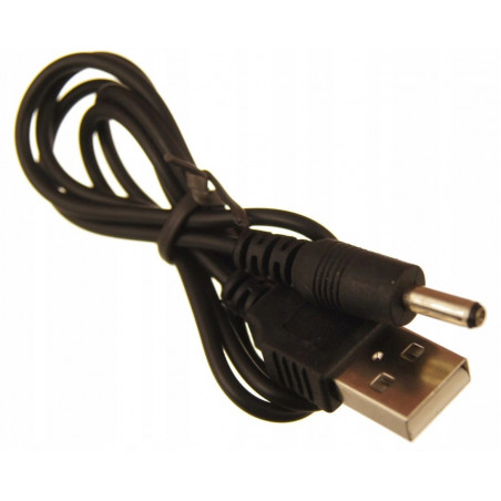 Przewód konwerter USB – wtyk zasilania 3.5*1.2 70cm