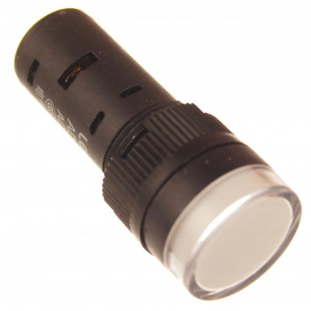 Kontrolka zasilania 16mm 24V biała AD16-16