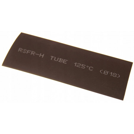 Koszulka termokurczliwa 18mm czarna 1m