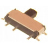 Przełącznik hebelkowy SMD MSK-12C02 czarny