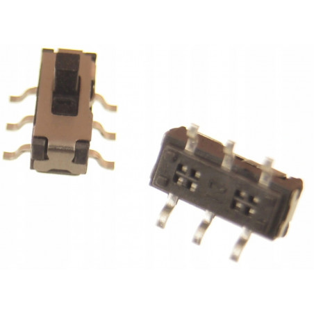 MSS22D18 6 pin 2 poz. przełącznik SMD