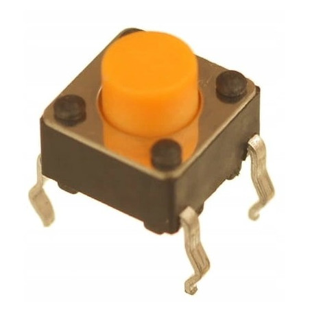 Mikroprzycisk THT P219 6x6x5.5 pomarańczowy