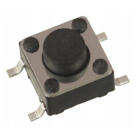 Mikroprzycisk SMD P058 6x6x5 czarny