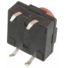 Mikroprzycisk THT P095 12x12x9 czerwony