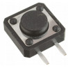 Mikroprzycisk THT P091 12x12x5 czarny