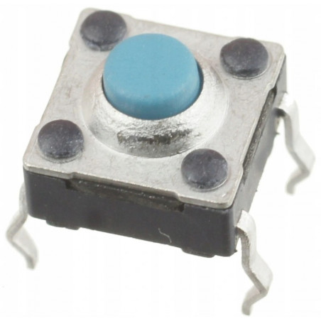 Mikroprzycisk THT P080 6x6x4.5 niebieski
