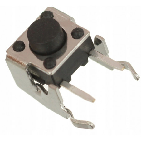 Mikroprzycisk THT P061 6x6x5 czarny