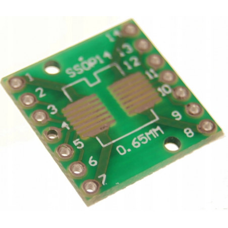 SOP14 to DIP14 PCB adapter przejsciówka