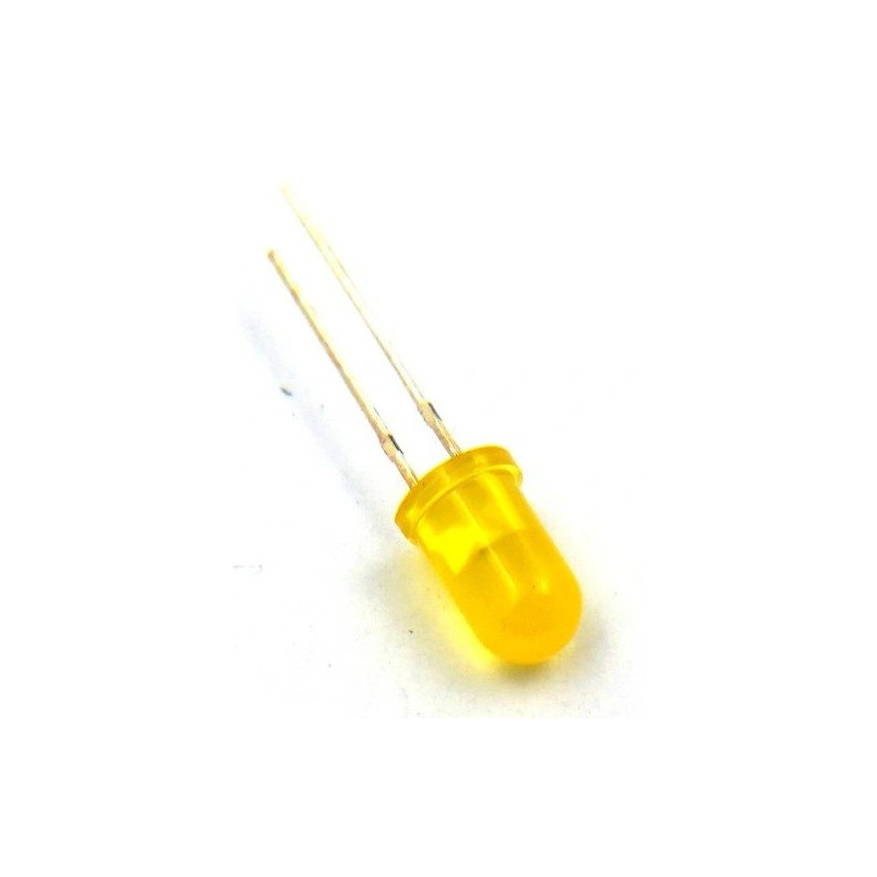Dioda LED 5mm żółta - 10 szt.