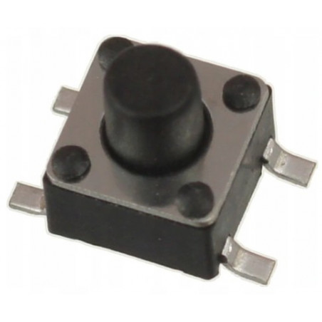 Mikroprzycisk P040 4.5x4.5x5 czarny