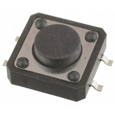 Mikroprzycisk SMD P087 12x12x6 czarny