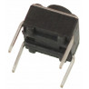 Mikroprzycisk THT P066 6x6x5mm czarny