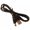 Przewód kabel USB – wtyk zasilania 5.5*2.1 DC