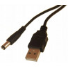 Przewód kabel USB – wtyk zasilania 5.5*2.1 DC