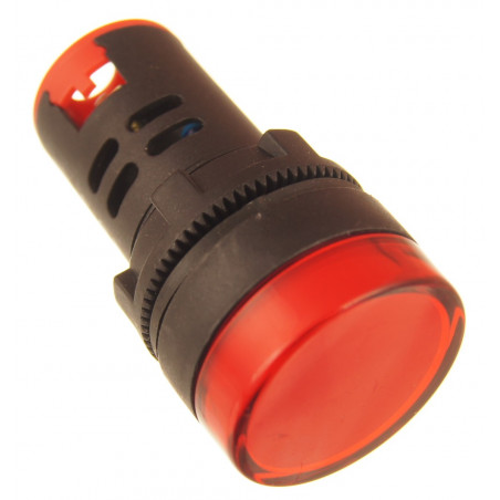 Kontrolka lampka zasilania 22mm 24V czerwona