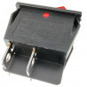 Przełącznik kołyskowy podwójny KCD3 15A 250V