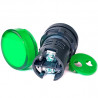 Kontrolka Lampka zasilania 22MM 24V Śrubowa Zielona AD16-22D/S