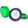 Kontrolka Lampka zasilania 22MM 24V Śrubowa Zielona AD16-22D/S