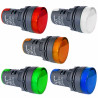Kontrolka Lampka zasilania 22MM 24V Śrubowa Zielona AD16-22D/S