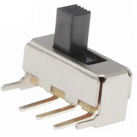 PRZEŁĄCZNIK SUWAKOWY SS12F23 3PIN 2 POZYCYJNY 90 stopni