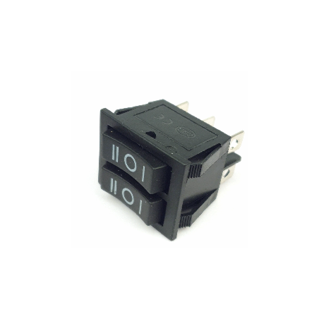 KCD6 Podwójny przeł. 6pin 3 poz 15A 250V