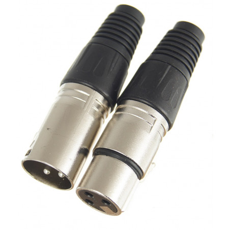 Wtyk gniazdo mikrofonowe na kabel 3pin XLR